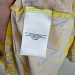 Lands' End  Womens Lemon Tunic‎ Top Medium Yellow Gingham Fruit Cottagecore Summer Photo 4