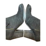 Paul Green NWT‎  Women 6 Malibu Sliced Zip Bootie Black Leather Suede Heels Photo 10