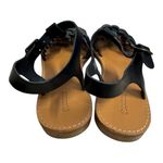 Soludos Black Leather Woven Fisherman Sandals Women’s Size 6 New with Box Photo 3