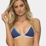Tavik swim TAVIK JETT ColorBlocked Cobalt Bikini Top X•SMALL  Photo 0