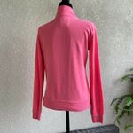 American Eagle  Womens Sweatshirt Size XS Quarter‎ Zip Neon Pink Lightweight Photo 8