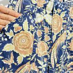 MOTHER Blue and Cream Floral Pants Size 25 Photo 5