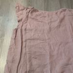 Velvet by Graham & Spencer Mauve Pink Linen Flutter Sleeve Top – Size M Size M Photo 6
