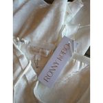 Ronny Kobo June Satin Jacquard Mini Dress White Womens Size Small Photo 6