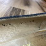 Salvatore Ferragamo Vintage  Navy Blue Suede Almond Toe Slip on Shoes Photo 7