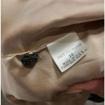 Tahari Women's Paisley Brocade Vest Metallic Gold Black Sleeveless Size 10 Photo 4