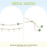 Bodiy Sequin Belly Chain Layered‎ Waist Beaded Body Chains Rhinestones Gold Photo 4