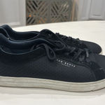 Ted Baker Eeril two tone suede trainers in black Photo 1