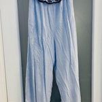 Jessica Simpson Pinstripe Strapless Jumpsuit S NWT Photo 0