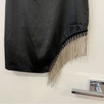 Lulus Lulu’s Rhinestone Fringe Hip Black Mini Dress Photo 4