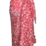 Orange/White Butterfly Sarong Wrap 50X65 Size undefined Photo 0