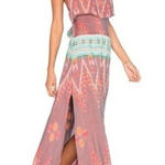 Cleobella Azara Spice Ikat Boho Maxi Dress Medium Backless Festival Resort Photo 0