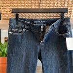 Michael Kors NWT MICHAEL Mid-Rise Studded Straight Leg Jeans, 2P Photo 7