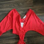 Diane Von Furstenberg Asymmetric Silk-satin Wrap Dress In Poppy Photo 3