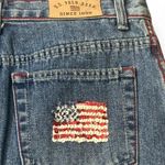 U.S. Polo Assn. Y2K Sequin Flag‎ Embellished Denim Skirt Photo 2