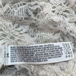 Forever 21  cream ivory lace flowy sheath A line 3/4 sleeve mini dress Size Small Photo 5