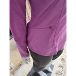 Title Nine  1/4 Zip Long Sleeve Purple  Shirt with Zipped Pocket Women's Large Photo 1