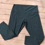 Lululemon  align green jasper Ribbed high rise crop leggings size 12 Photo 0