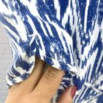 Joie  Layana Silk Shorts L Blue White Ikat Print EUC Photo 6