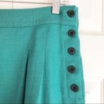 Club Monaco  Teal High Waist Wide Leg Shorts 0 Photo 6