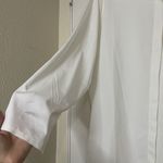 Athleta  White outdoor button down long sleeve collar top 2X Photo 2