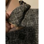 Missoni $1195 New M  42 6 Tweed Car Coat Crochet Trim Jacket Gray Black Pea Photo 6