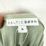 Baltic Born  Kourtney Velvet One Shoulder Midi Dress Sage Size Small NEW Stretch Photo 6