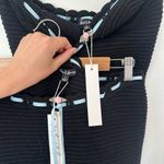 For Love & Lemons  | NWT Kelsey‎ Crochet Knit Mini Skirt and Top Set in Black SML Photo 9