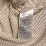 Madewell  women’s Ribbed Lace Up Short Sleeve Tee in Vintage ivory Size M NWT Photo 8