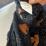 Anthropologie bel Kazan black speckled abstract floral duster kimono Orange Size undefined Photo 8