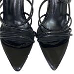 Cape Robbin Cape Ribbon Black Strappy Stiletto Heels(Size 8M) Photo 9