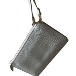 Vash Polaris Flat Wristlet in Cream Croc Photo 1