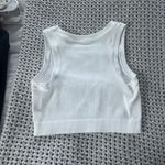 Aerie White  Ribbed Tank Photo 1
