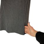 Altar'd State  Pinstripe Mini Skirt Size Small Made In USA Preppy‎ Business Slit Photo 1