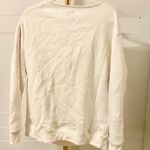 Wild Fable  Womens Off Duty Ballet Slippers Sweatshirt Cream Boat Neck Size L Photo 2