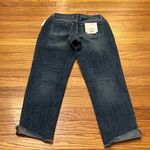 Habitual NWT Balsam Dark Rinse Vale Slant Fray Cuff Slim Boyfriend Cut Jeans 24” Photo 7