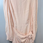 Yumi Kim NEW Tie Me Over Dress in Solid Blush Size Large Photo 0