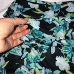 Zelos  Tennis Skirt Size S Skort Black Blue Floral Ruffle Layered Sporty Spice Photo 3