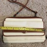 Esprit Vintage  cream and brown crossbody purse Photo 2
