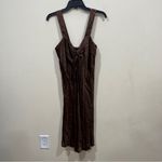 NWT Raquel Allegra Slip dress rayon brown knee length SZ 1US6 Photo 1