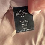 Banana Republic Gray Taupe Woven Vegan Leather Pouch Clutch Wristlet Photo 7