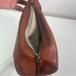 American Leather Co shoulder bag Carmel Brown Side Pockets Boho Classic Cottage Photo 6