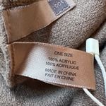 Look By M New York Shawl Vest Sleeveless Draped Cardigan One Size Taupe Tan Size L Photo 5