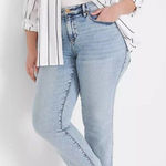 Lane Bryant  No Peek‎ Collection Relax Button Down Boyfriend Shirt Size 26/28 NWT Photo 0