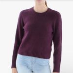 RE/DONE NWT‎  60s Shrunken Sweater Size SMALL Plum REDONE Photo 1
