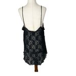 VINTAGE 90s INNER MOST Black Lace Chemise Size L Photo 3
