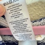 La Blanca  Blue White Striped Knit Hoodie Swimsuit Coverup Womens M Nautical Photo 2