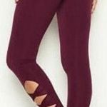 Victoria's Secret Maroon Leggings  Photo 0