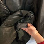 Gorgeous dark green 100% leather oversized jacket size L Size L Photo 4