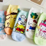 Sanrio 5 for $25  socks cinnamoroll hello kitty my melody kawaii new Photo 0